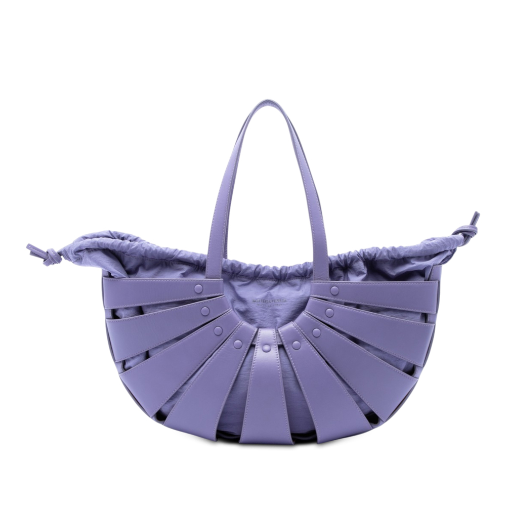 Pre-Loved Bottega Veneta Medium Calfskin The Shell Satchel